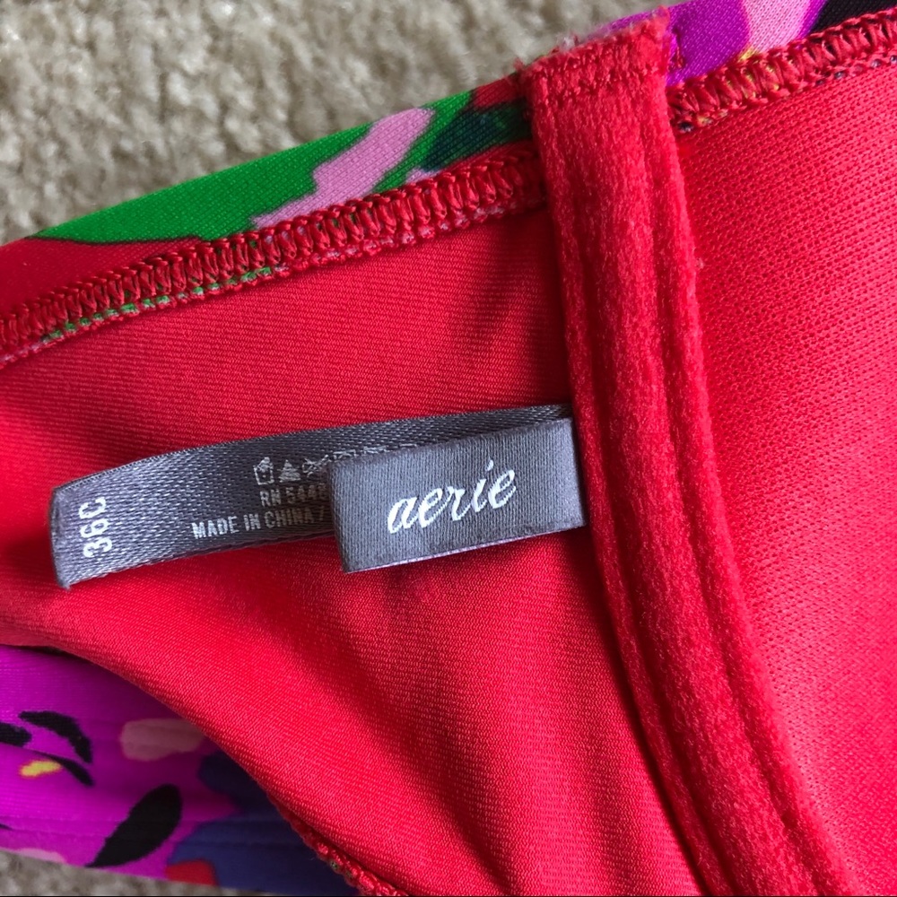 Aerie Floral Bikini Matching Set - Picture 6 of 9